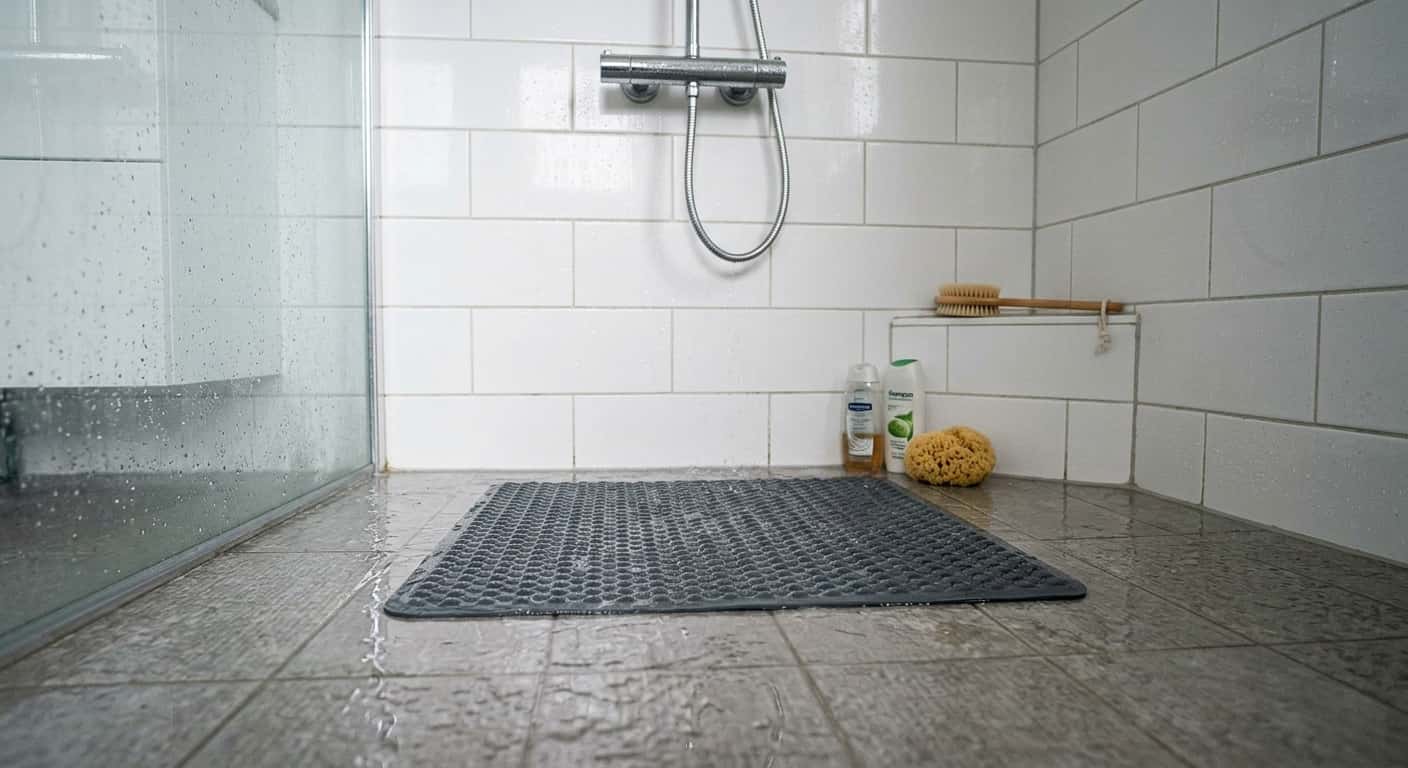 Pourquoi mettre un tapis de bain antidérapant dans une douche ?