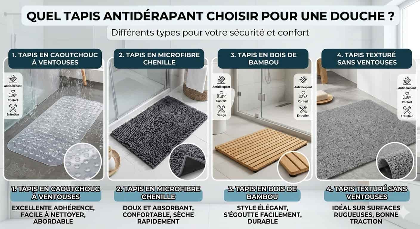 Meilleur tapis de bain antidérapant : comparatif et avis 2026 Image