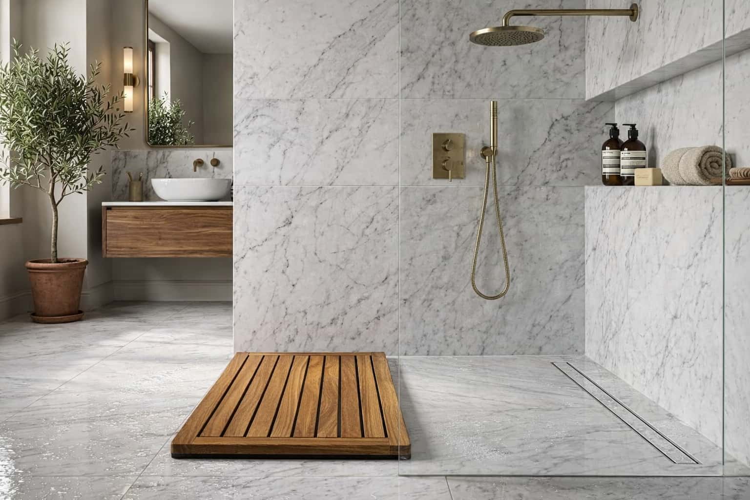 Quel tapis pour douche italienne antidérapant choisir ?