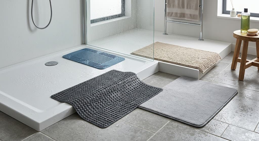 Tapis antidérapant : comment choisir selon son receveur de douche ?