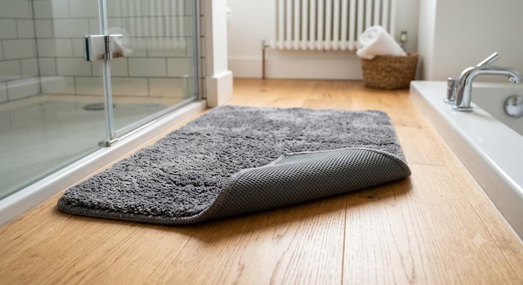 Tapis antidérapant : peut-on l'utiliser sur un sol chauffant ? Image