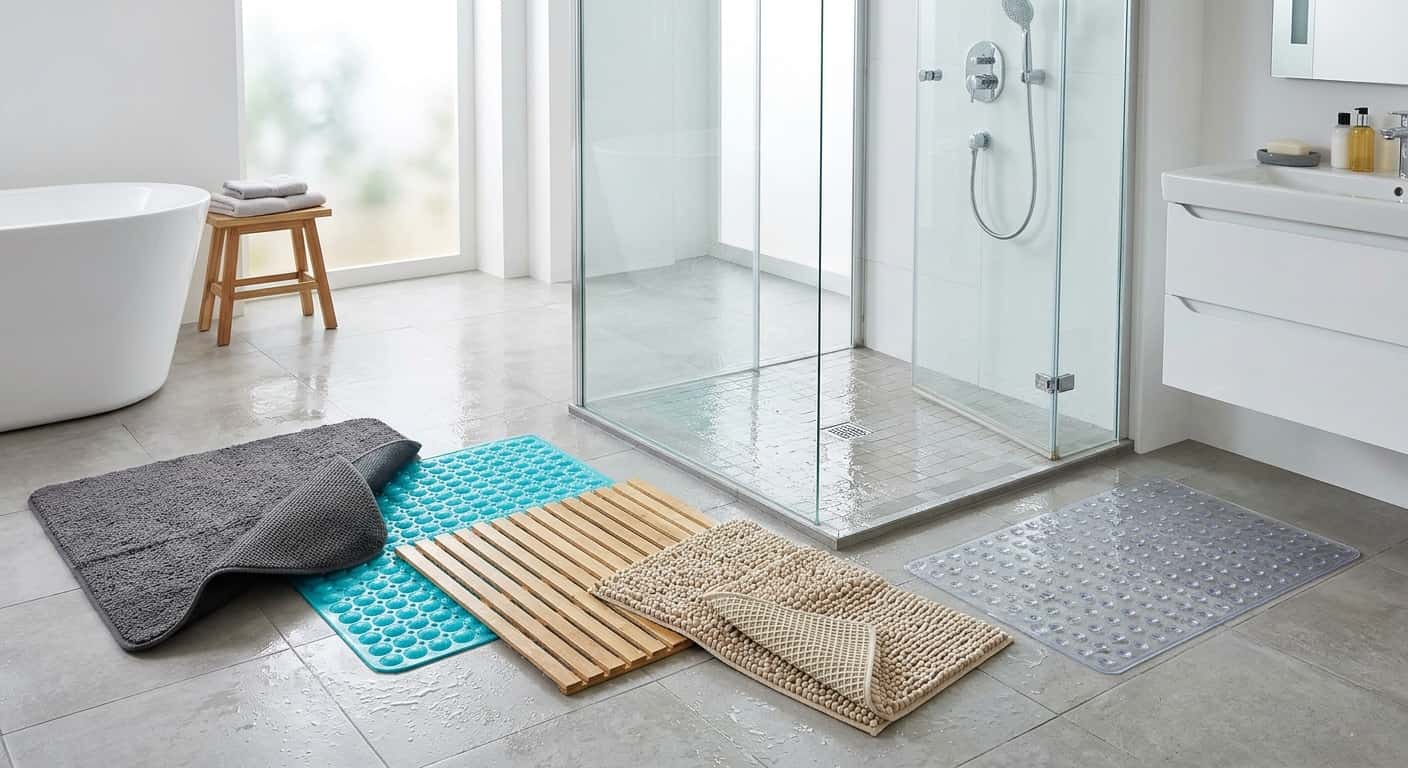 Tapis de bain antidérapant : quel modèle choisir pour une douche glissante ?