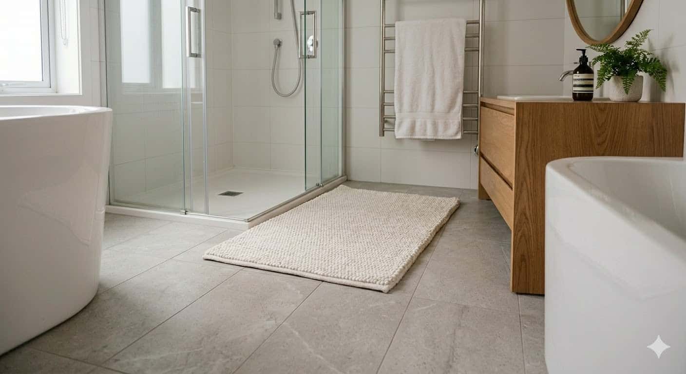 Tapis de bain antidérapant : comment éviter qu'il glisse ?
