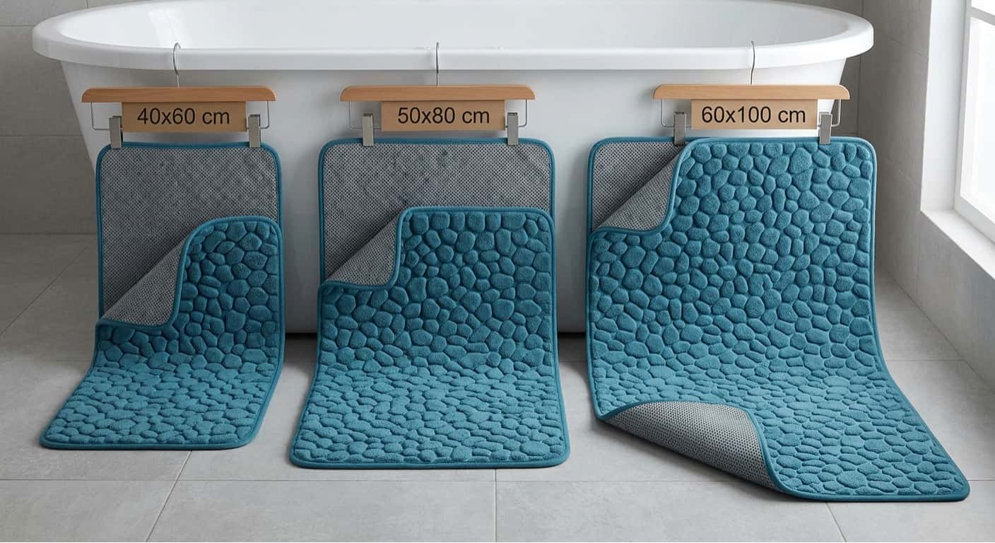 Tapis de bain antidérapant : quelle taille choisir ? Image