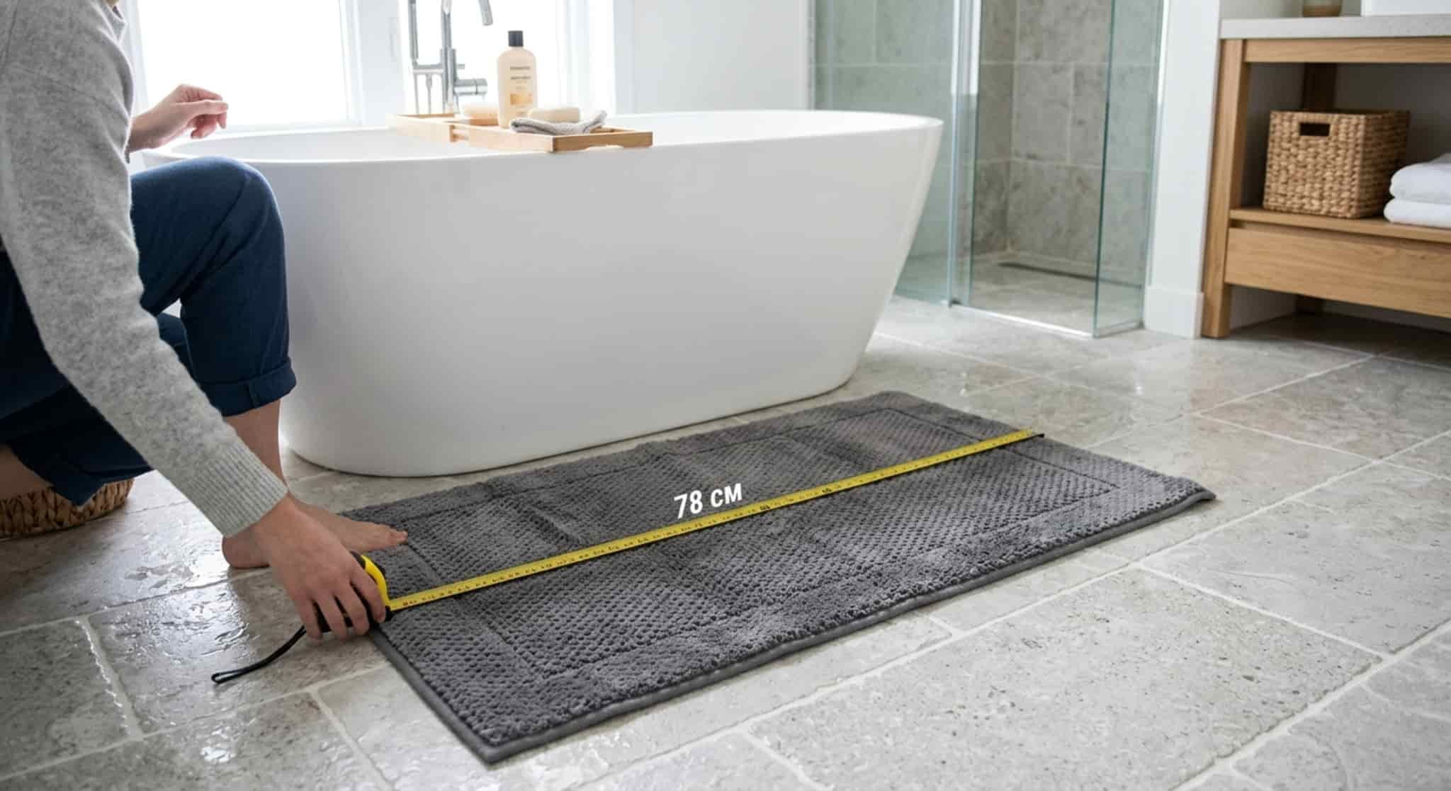 Tapis de bain antidérapant : quelle taille choisir ?