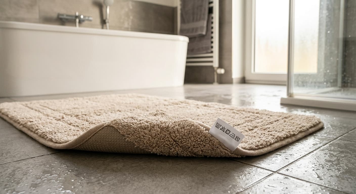 Tapis de bain antidérapant : quelle température de lavage ?