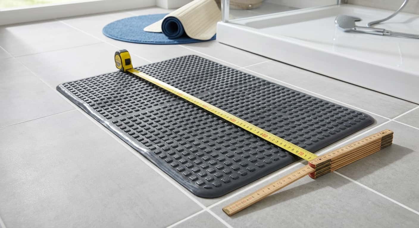 Tapis de douche antidérapant sur mesure : comment bien choisir ses dimensions ? Image