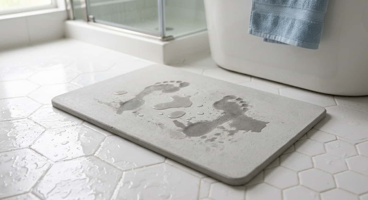Tapis de douche en diatomite : est-ce vraiment antidérapant ? Image