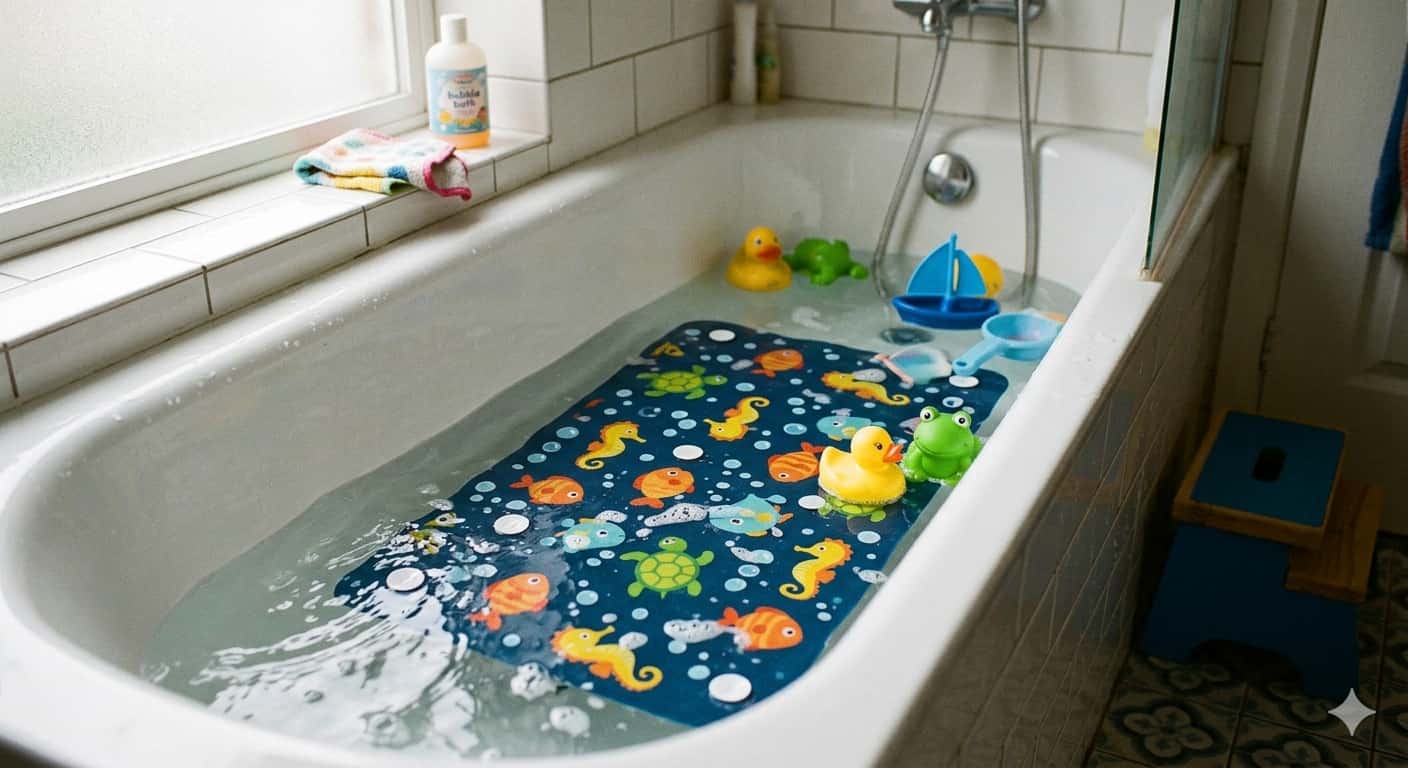 Un tapis antidérapant est-il efficace pour les enfants ? Image