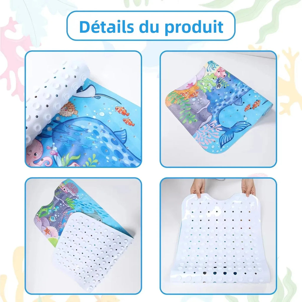 tapis de bain pour baignoire bébé