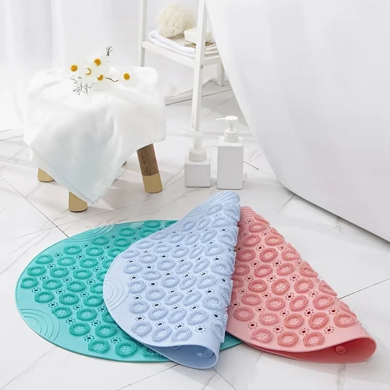 tapis de douche rond