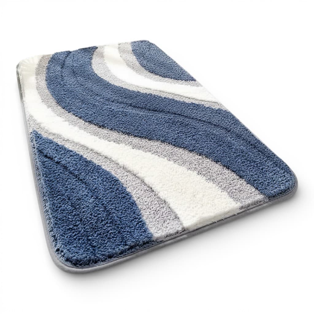 tapis rond de salle de bain
