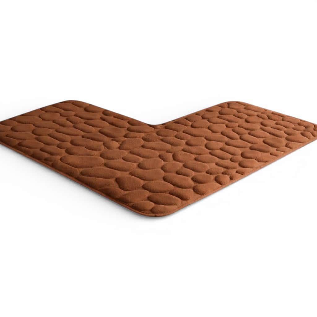 tapis de bain en L