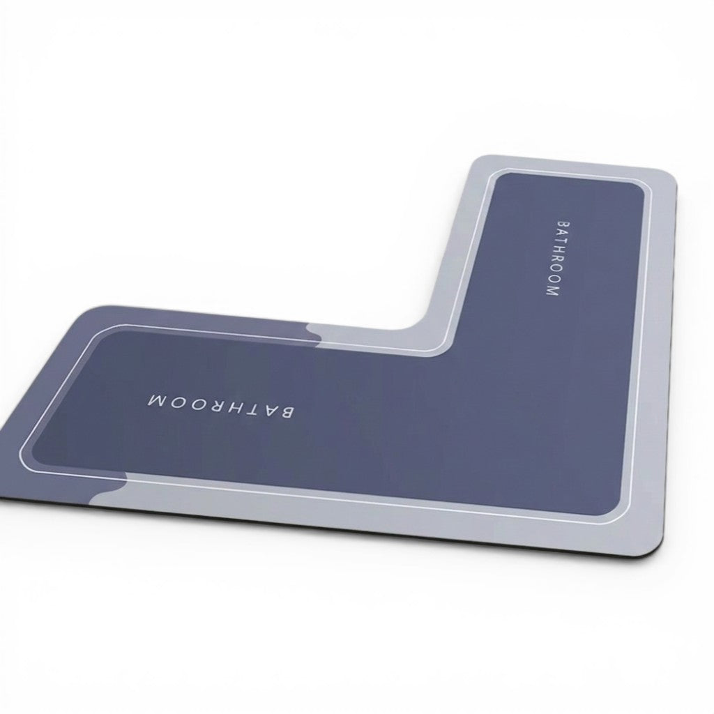 tapis de bain angle droit