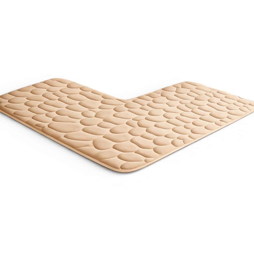tapis de bain en L