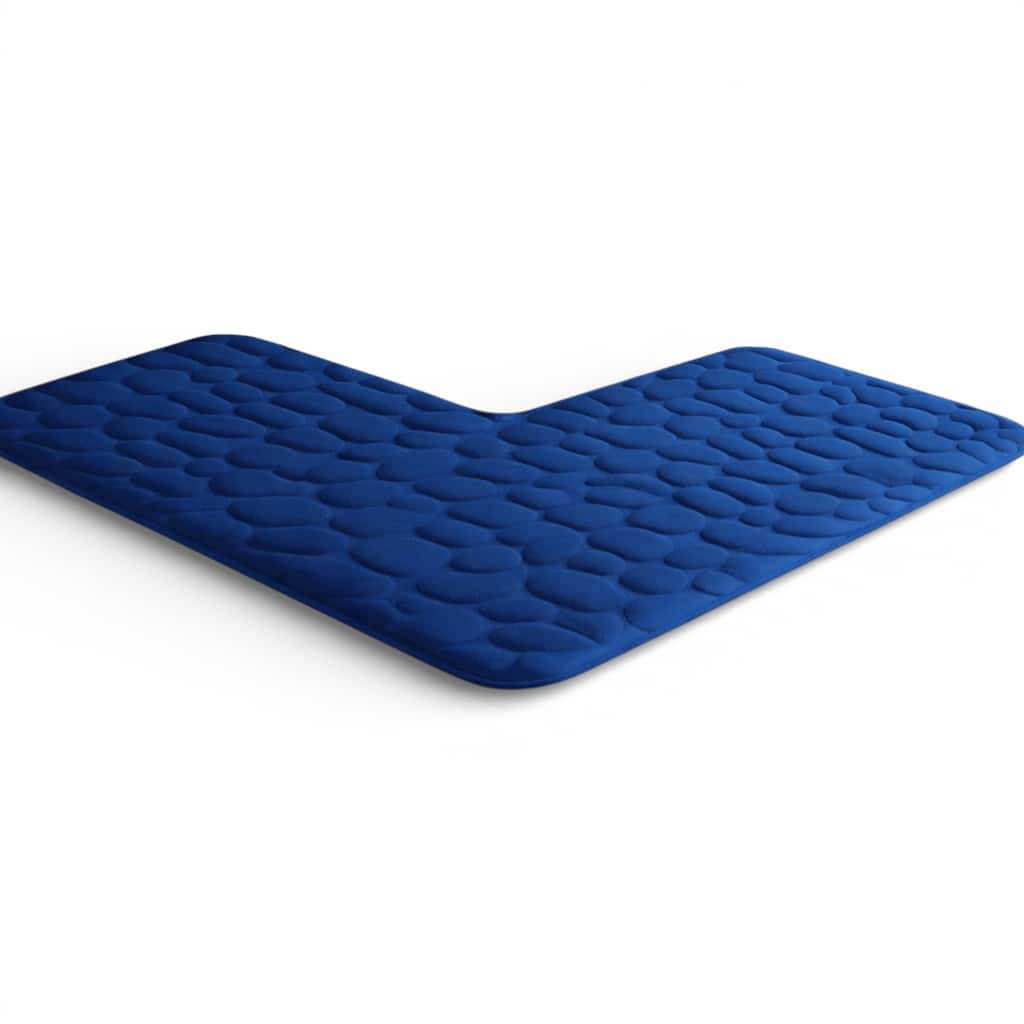 tapis de bain en L