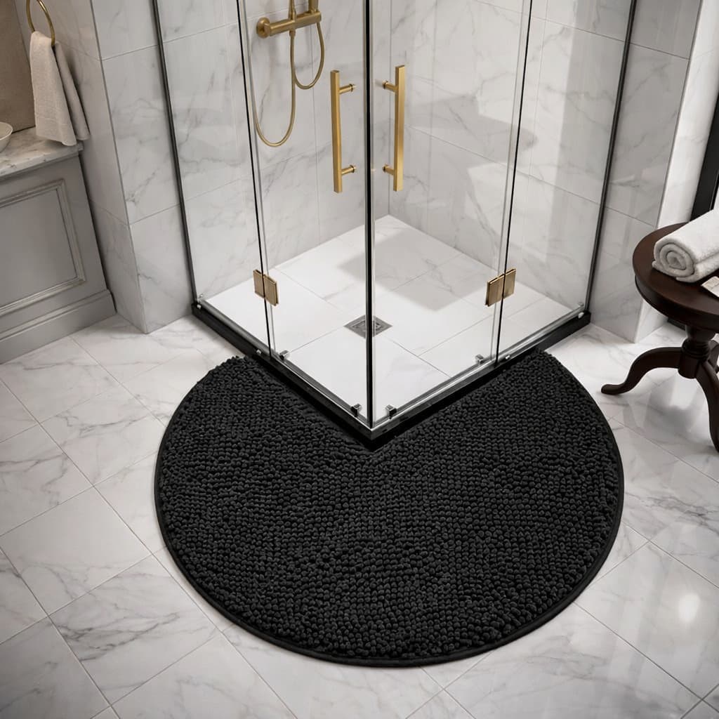 Tapis de Douche Angle – Ajustement Parfait et Sécurité