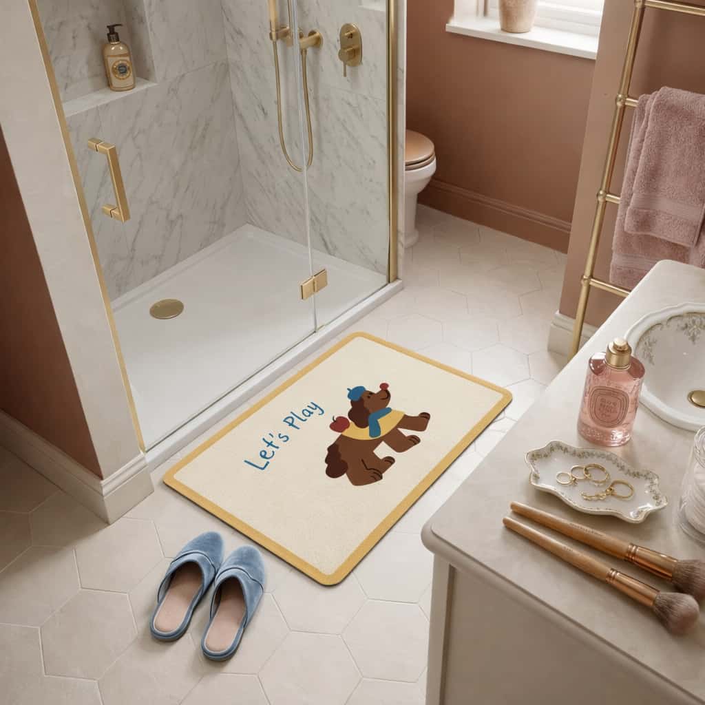 Tapis de Bain Diatomée – Séchage Ultra Rapide