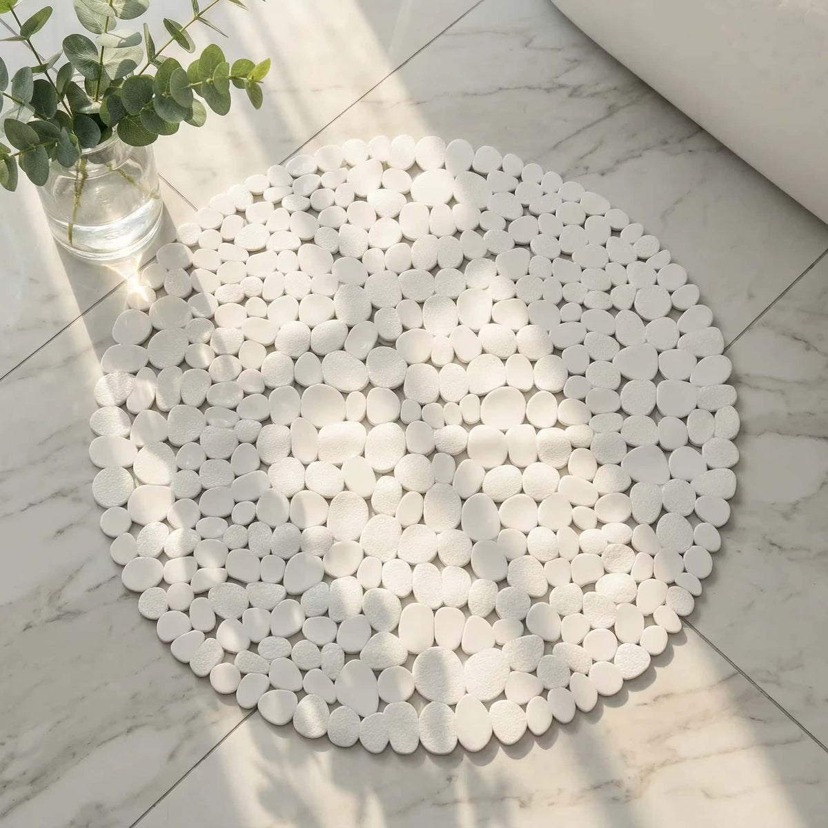 tapis de douche rond