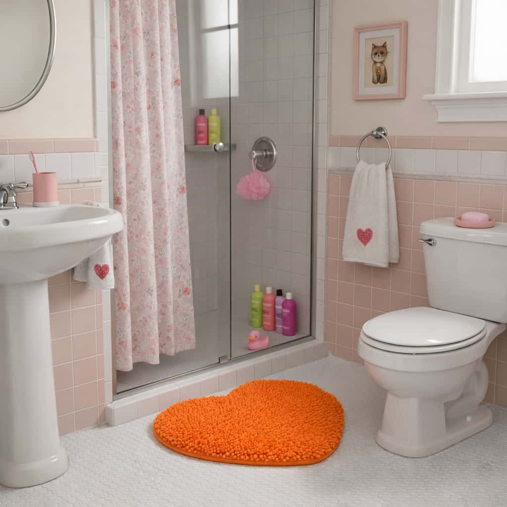 tapis sortie de douche antidérapant Image